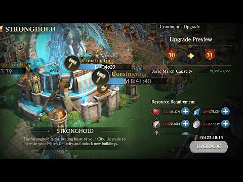 How to upgrade your stronghold in Stormshot.