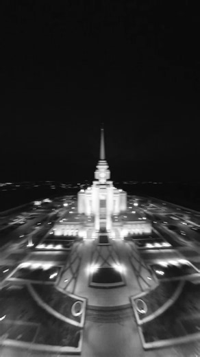Syracuse Utah Temple P360 #traveltiktok #utah #dronevideo #antigravity #dronephotography