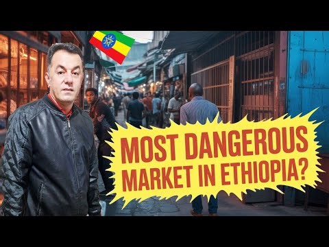 The Most Dangerous Market in Ethiopia? A Day at ቆጪ ገበያ kochigebya Addis Ababa