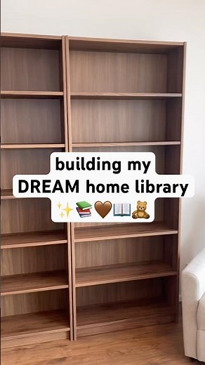 (part 3) building my DREAM home library✨ decorating my bookshelves with me💕 organizing my bookshelf