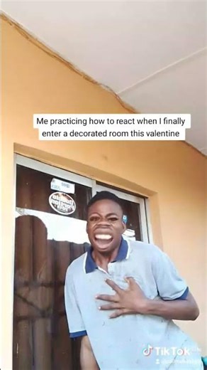 Me practicing how to react when i finally enter a decorated room this valentine