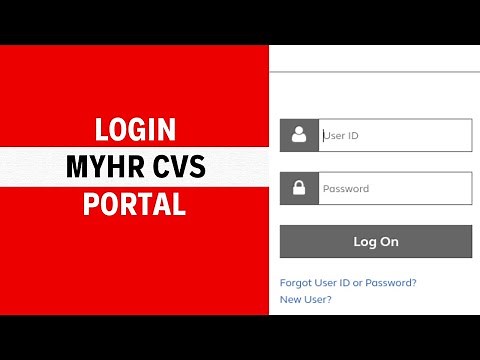 How to login to MyHR CVS Employee Portal (SUPER EASY)