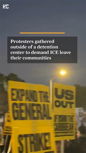 Houston protesters gathered outside of CoreCivic, an immigration processing center to demand that Immigration and Customs Enforcement leave their communities. They recognized the deaths of Renee Nicole Good, Keith Porter Jr, Silverio Villegas-Gonzalez, Alex Pretti and all victims of ICE. Read more by visiting houstonchronicle.com. 📸: Raquel Natalicchio | Houston Chronicle