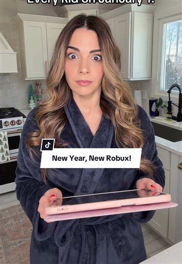 NEW YEAR, NEW ROBUX! Happy New Year everyone! May your 2026 be filled with good health, peace and love 🙏🏼 #momlife #momcomedy #momcontent #robux #momsoftiktok