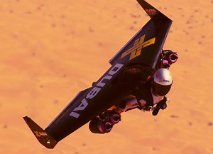 Taking To The Skies: Jetpack-Powered Wingsuit Pilot Takes Flight In Dubai!
