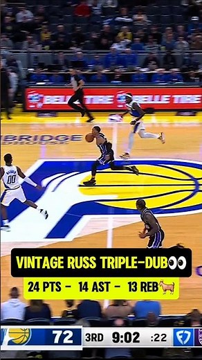 Russ 4th Triple-Double of the Season🐐