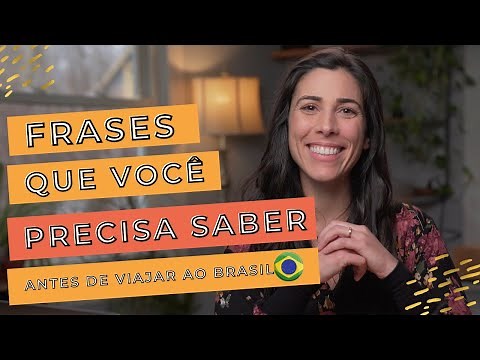 Phrases you need to know before you travel to Brazil | Brazilian Portuguese Vocabulary
