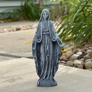 Virgin Mary Garden Statue, Religious Outdoor Decor (resin or Concrete) - Etsy