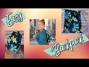 Easy Backpack Sewing Tutorial | The Sewing Room Channel