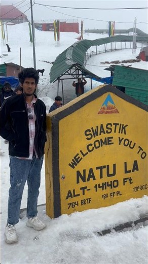 I got the luck🥹❤️ | #shajs #travel #minivlog #sikkim #natulapass