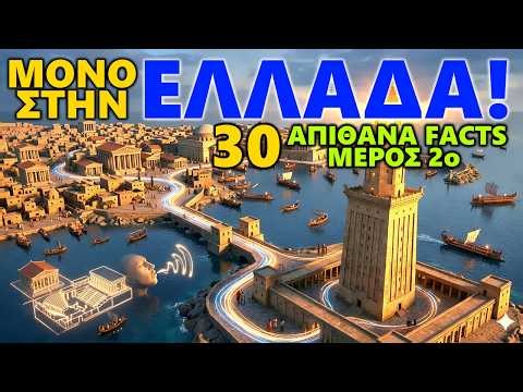Νομίζεις ότι Ξέρεις την Ελλάδα; Μέρος 2ο! 30 Απίθανα Facts!