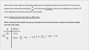 Constructing exponential models