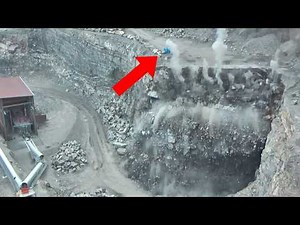 The Most Powerful Mining Explosions Ever Filmed | Incredible Rock Blasting Process
