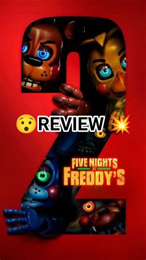 Five nights at Freddy's 2 movie review in Hindi|zeroboxoffice 2025|#ytshorts #trending #shorts