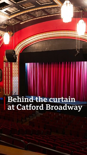 A cultural icon of south London has just reopened after a major makeover. The Broadway Theatre in Catford opened in the 1930s and while closed during lockdown, undertook millions of pounds of work. 📲 Full story: bbc.in/3mJiubY The Broadway Theatre & Studio Catford Scummy Mummies #catford | BBC London