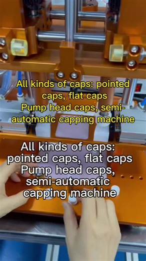 Semi-Automatic Capping Machine for Bottles