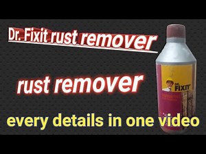 Dr. fixit rust remover.rust remover. waterproofing chemical. @RAINBOW PAINTER'S & damping solution.