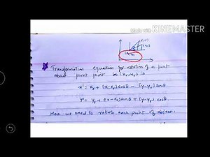 2D Transformation - Rotation - lecture 23/ computer graphics