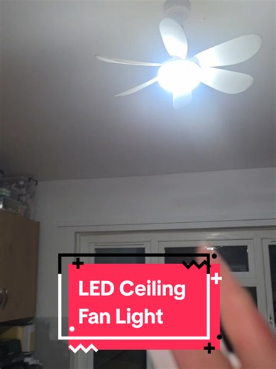Enhance your home with this sleek LED fan light, designed to deliver both cooling comfort and bright, energy-efficient lighting in one modern fixture. Perfect for bedrooms, kitchens, home offices, and apartments, this compact ceiling fan light is ideal for smaller spaces where style and practicality matter. The powerful yet quiet fan helps circulate air efficiently, creating a cooler and more comfortable environment without the noise of traditional ceiling fans. Paired with adjustable LED lighti