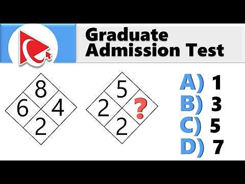 How to Pass Graduate Admission Test - Questions and Answers with Solutions
