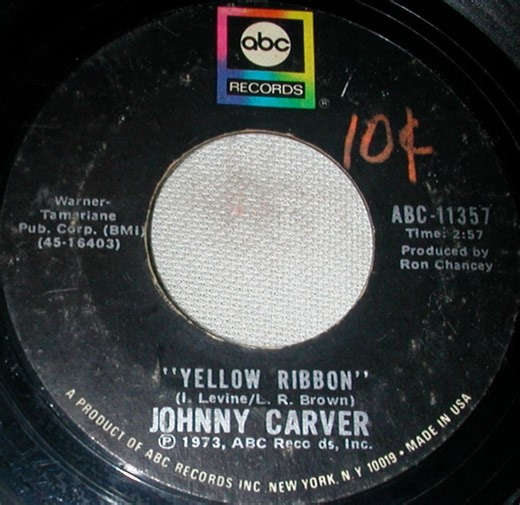 Johnny Carver - Yellow Ribbon / Since My Baby Left Me