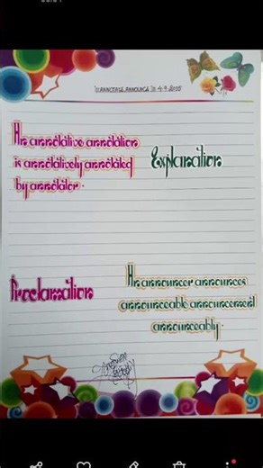 Magic of handwriting#