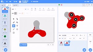指尖陀螺-scratch免费编程-少儿编程自学教程-晨煊