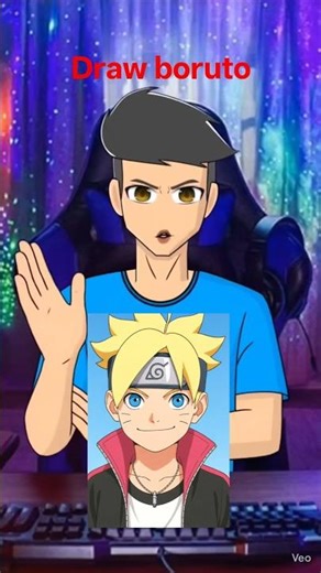 Boruto: Two Blue Vortex - Digital Art on Mobile! ⚡🔥 #animeart #anime #animedrawing
