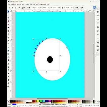 Inkscape Tutorial Logo Open Eye Shop und Schrift um Kreis #inkscape #logo #inkscapetutorial