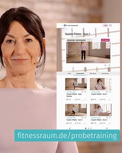Unser #Probetraining der Woche „Faszien-Pilates – Kurs 1“ ist aus Christiane Reiters speziellem Programm, das etwas ganz Besonderes ist! Die Mischung aus Pilates, Faszientraining und organischen Bewegungsabläufen erwartet dich wann immer du willst – in deinem FitnessRAUM! ➽ fitnessraum.de/probetraining 💫 bzw. Link in Bio Werde jetzt Mitglied und teste den Testsieger! Die ersten 7 Tage sind kostenlos und unverbindlich! 😊 ➽ Als Programm bekommst du auch das 6 Wochen Wohlfühl-Training für den gan