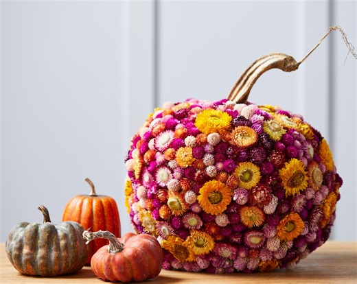 This Floral Pumpkin Will Make Your Home Feel Like Fall All Year