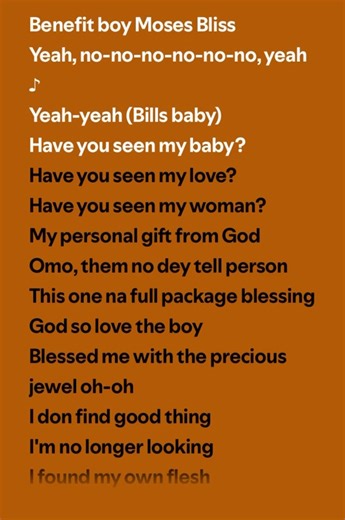 Carry Am Go: Moses Bliss Lyrics and Music