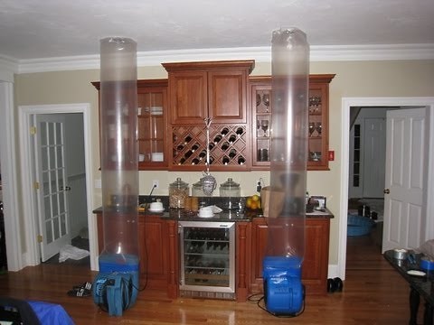 Wet Ceiling Water Damage Drying- Ceiling Dry Out MA NH