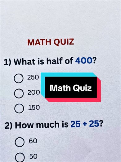 Math Quiz - Drop the correct answer #mathematics #math #quizz #trivia #uk🇬🇧