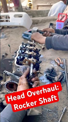 How to Remove Engine Head, Tappet & Rocker Shaft | Step-by-Step #camshaft #crankshaft