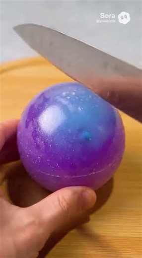 GALAXY JELLY BOMB! 🤯 CRASHTEST: We Made a Nebulous Edible Slime Sphere