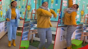 Gorgeous teacher dances as kids sing as she teaches alphabets in TikTok video