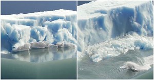 Simulating a Breaking Iceberg With a GPU-Accelerated MPM Solver