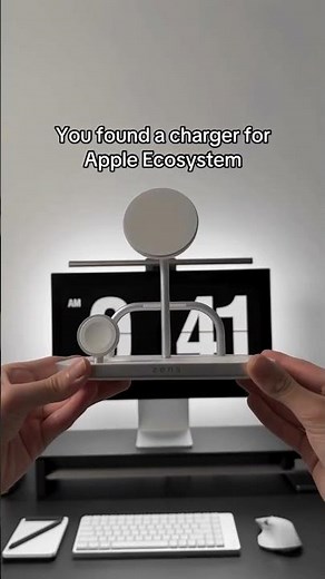 The cleanest way to power your Apple devices 🔥| #zens #apple #chargingstation #wirelesscharging