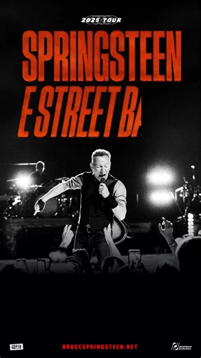 Bruce Springsteen and The E Street Band geven 2 concerten in Rijsel (Frankrijk) in het Stade Pierre Mauroy op zaterdag 24 mei en dinsdag 27 mei 2025. Tickets beschikbaar op GDP.FR. | Bruce Springsteen