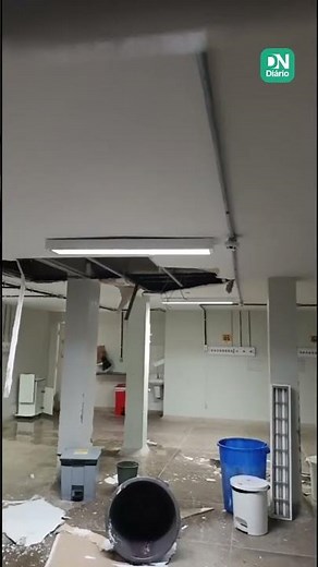 Part of the roof of the Frotinha de Messejana collapses