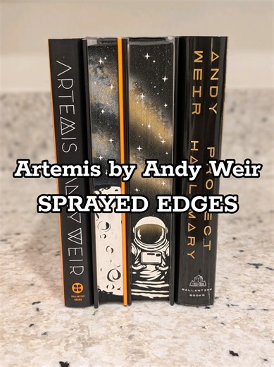 Exploring Sprayed Edges in Sci-Fi Books Like Artemis