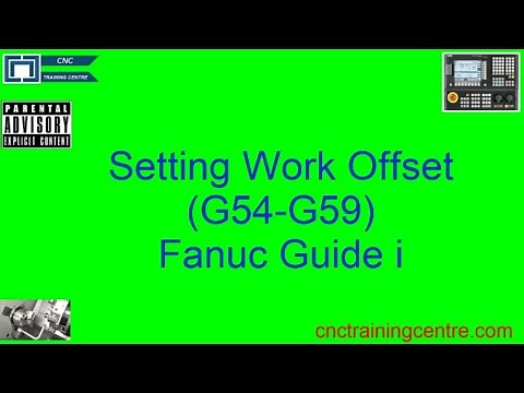 Setting Work offset Fanuc Manual Guide i