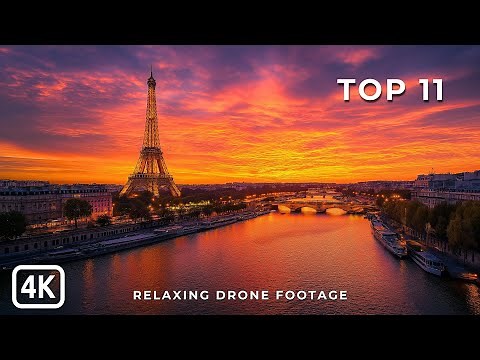 11 Most BEAUTIFUL Cities in the World 4K - Drone Journey