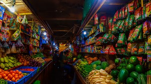 Walking Tour at Puerto Princesa Public Market in Palawan, Philippines (4K)