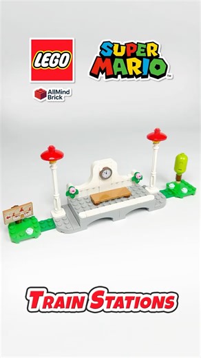 Train Stations LEGO Super Mario 71437 | Speed Build