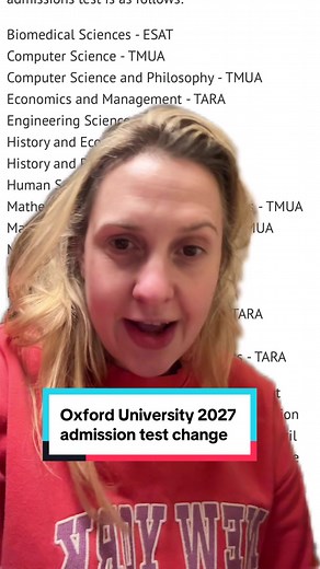 Oxford University Transitions to UAT Admission Tests