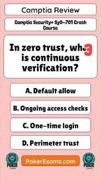 Comptia Security+ Sy0 701 Crash Course