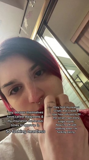 Not only did they question me and not believe me when I tell him how I’m dieing. I need to know if this is legal because I am about to give tf up over all this. I’m already fighting for my life I’m tired of fighting with doctors and pharmacists and insurance I can’t do it anymore #fuckthehealthsystem #chronicillnessawareness #depressed #themedicalsystemisbroken #walgreens #bigpharmabigproblem #chronicillness #pvd #pcs #peripheralvasculardisease #pelviccongestion #eds #veds #ehlerdanlos #smas #pc