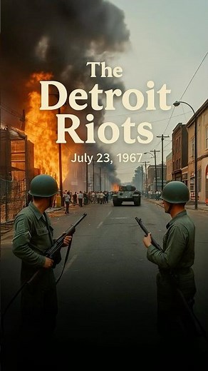 The 1967 Detroit Riot: 5 Days That Shook a City | July 23, 1967 🔥